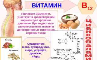 Витамин В12 в ампулах. Цианокобаламин (витамин B12): инструкция по применению